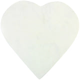 Heart Serving Board- White Marble