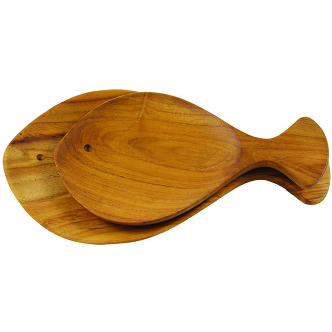 Teak Wood Fish Plates