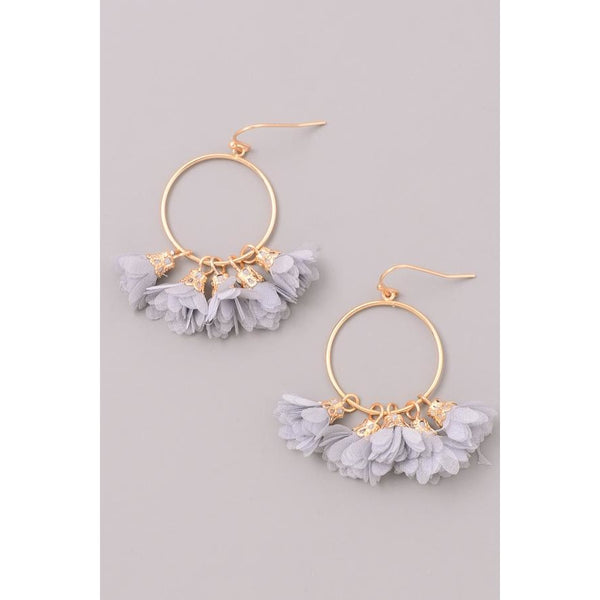 Tiffany Flower Hoops