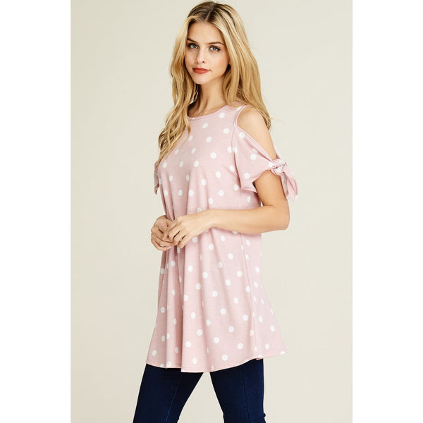 Melissa Polka Dot Cold Shoulder