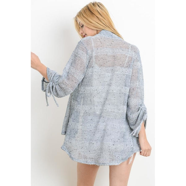 Heather Knitted Sheer Cardigan