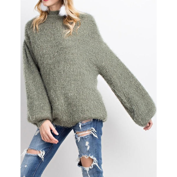 Laurenda Eyelash Sweater