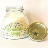 Avocado Lime Bee Hive Candle