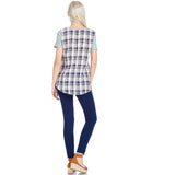 Polly Checkered Tee