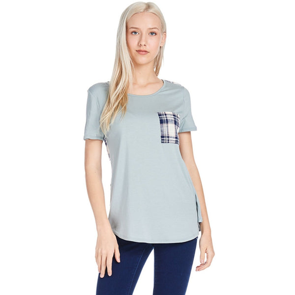 Polly Checkered Tee