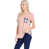 Polly Checkered Tee