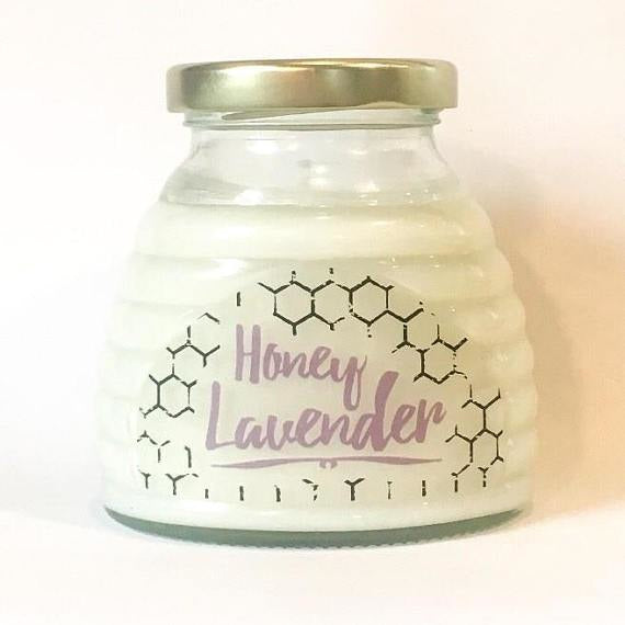 Honey Lavender Bee Hive Candle