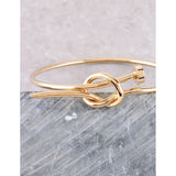 Knot Tied Bangle Bracelet