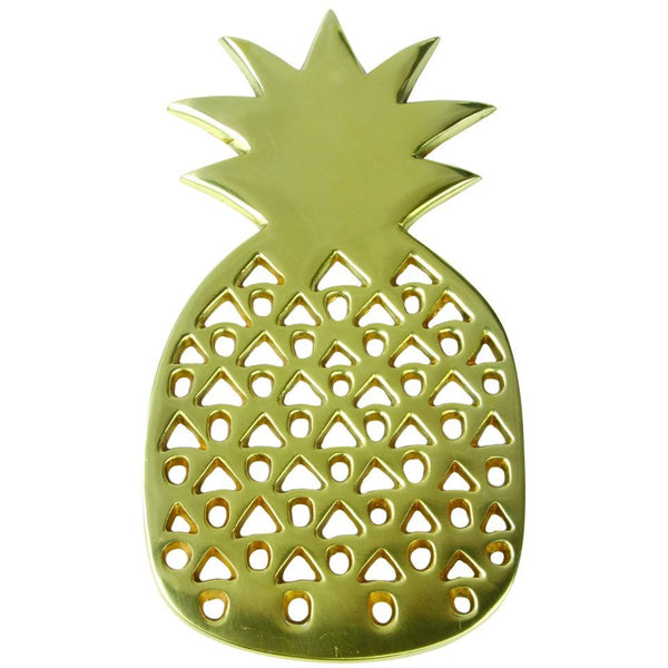 Gold Pineapple Trivet